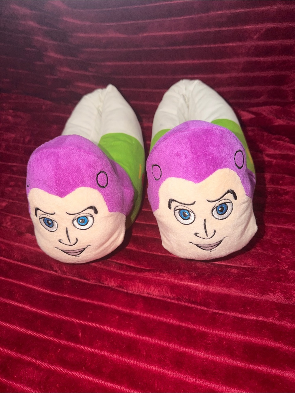 Buzz Lightyear Plush Slippers